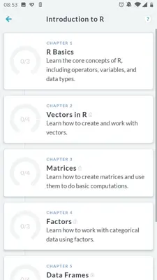 Datacamp android App screenshot 1