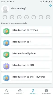 Datacamp android App screenshot 4